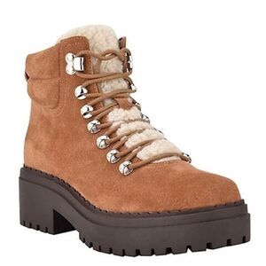 Marc Fisher Suede Nairy Hiking Boots 7M